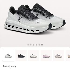 On Running Cloudtilt Black and White Sneakers